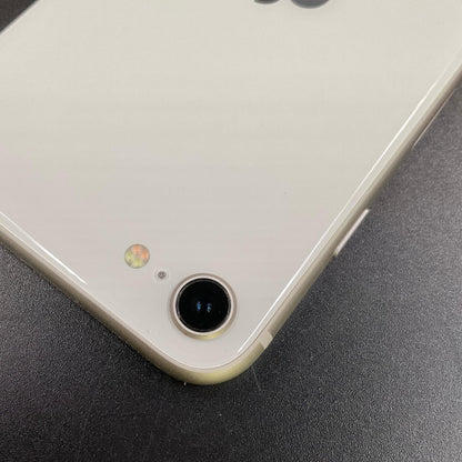 【全額返金保証】【最速発送】Apple iPhone iPhone SE（第3世代） 128GB スターライト 白ロム 動作確認済 87%