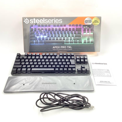 【全額返金保証】【最速発送】steelseries APEX PRO TKL 64861 動作確認済