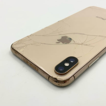 【最速発送】Apple iPhone iPhone XS Max 256GB ゴールド Softbank 白ロム【難有】 86%