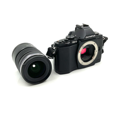 【全額返金保証】【最速発送】OLYMPUS デジタル一眼 OLYMPUS OM-D E-M5 レンズキット ブラック 動作確認済