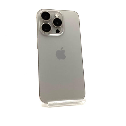 【全額返金保証】【最速発送】Apple iPhone iPhone Pro 15 Pro 256GB ナチュラルチタニウム SIMフリー 白ロム 美品 動作確認済 89%