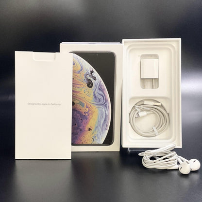 【全額返金保証】【最速発送】Apple iPhone iPhone XS 64GB シルバー au SIMフリー 白ロム 動作確認済 100%