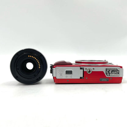 【最速発送】OLYMPUS デジタル一眼 PEN mini E-PM2 レンズキット レッド【難有】