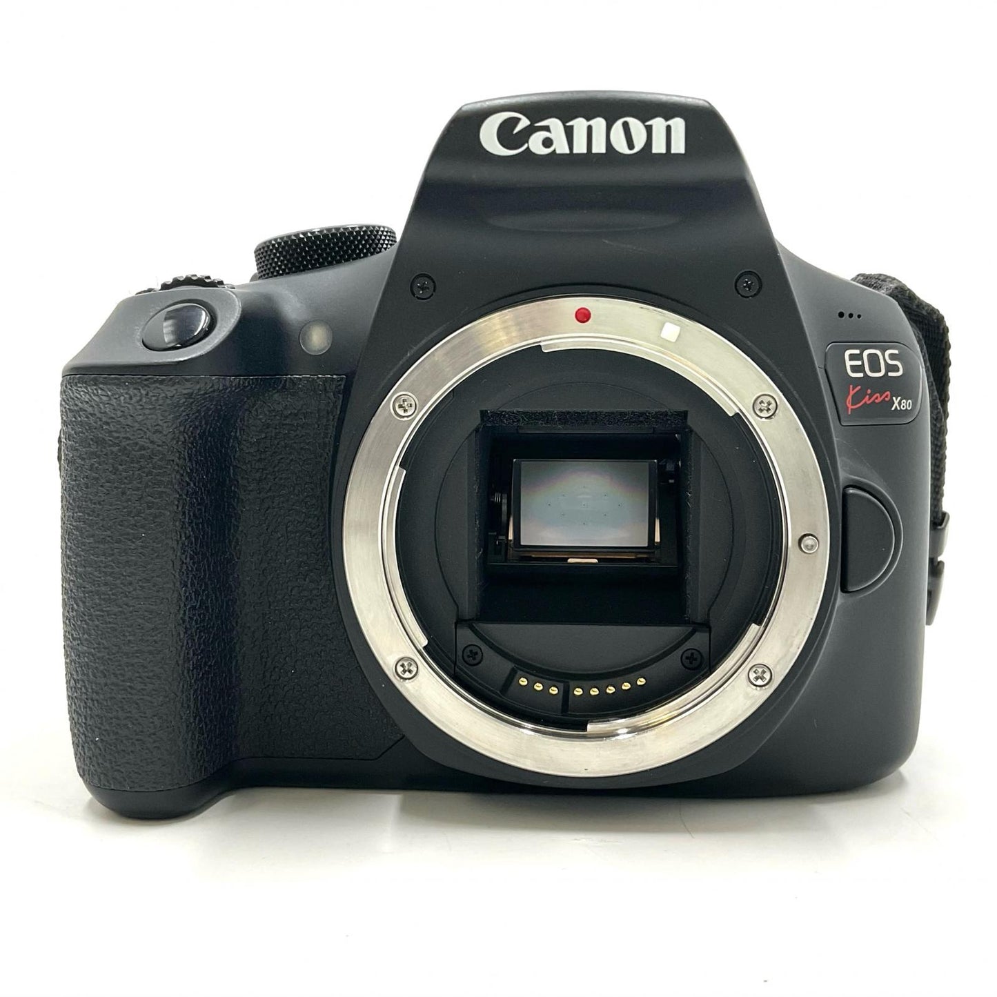 【全額返金保証】【最速発送】Canon デジタル一眼 EOS Kiss X80 ボディ ブラック 動作確認済