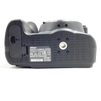 【全額返金保証】【最速発送】Nikon デジタル一眼 D3300 ボディ ブラック 動作確認済