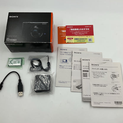 【全額返金保証】【最速発送】Sony コンパクトデジタルカメラ サイバーショット DSC-RX100M3 美品 動作確認済