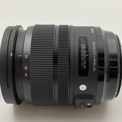 【全額返金保証】【最速発送】SIGMA 24-70mm F2.8 DG OS HSM [キヤノン用] 美品 動作確認済