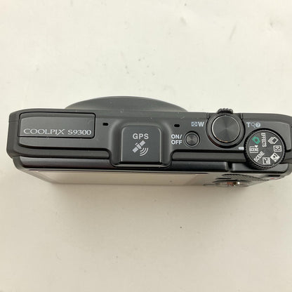 【全額返金保証】【最速発送】Nikon コンパクトデジタルカメラ COOLPIX S9300 [ノーブルブラック] 美品 動作確認済