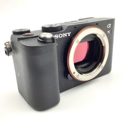【全額返金保証】【最速発送】Sony デジタル一眼 α7C ILCE-7C ボディ [ブラック] ブラック 動作確認済