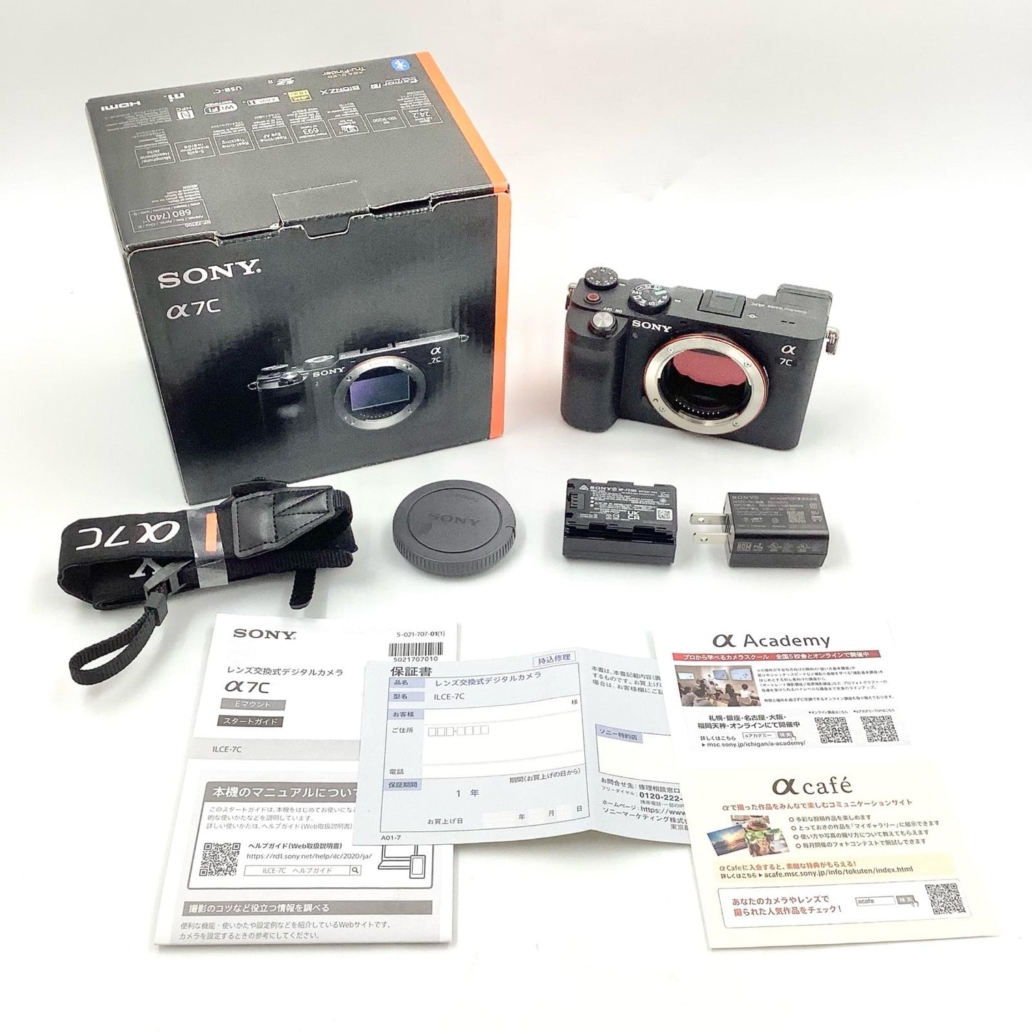 【全額返金保証】【最速発送】Sony デジタル一眼 α7C ILCE-7C ボディ [ブラック] ブラック 動作確認済