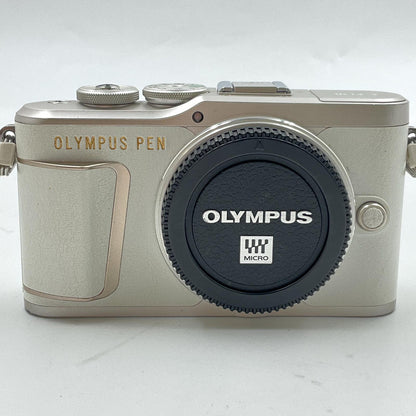 【全額返金保証】【最速発送】OLYMPUS デジタル一眼 OLYMPUS PEN E-PL10 ボディ ホワイト 動作確認済
