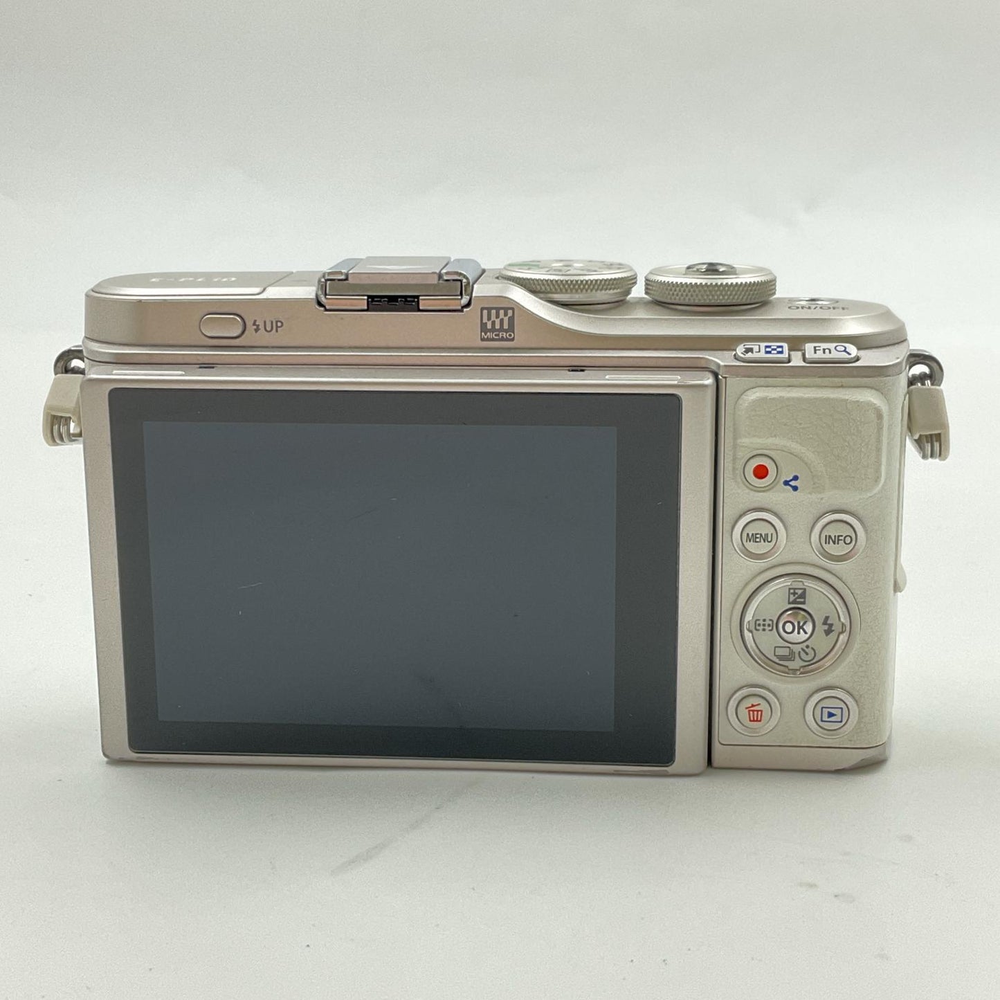 【全額返金保証】【最速発送】OLYMPUS デジタル一眼 OLYMPUS PEN E-PL10 ボディ ホワイト 動作確認済