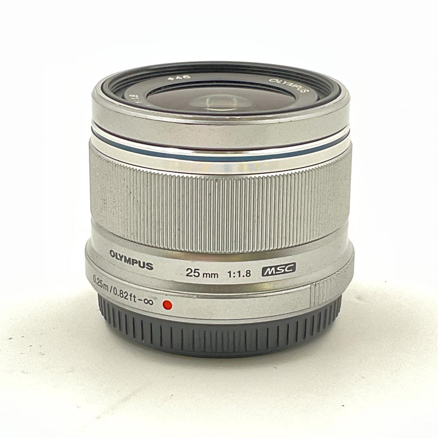 【全額返金保証】【最速発送】OLYMPUS M.ZUIKO DIGITAL 25mm F1.8 [シルバー] 動作確認済