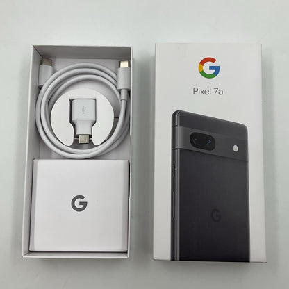 【全額返金保証】【最速発送】Google Pixel 7a 128GB charcoal Softbank SIMフリー 白ロム 動作確認済