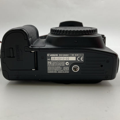 【全額返金保証】【最速発送】Canon デジタル一眼 EOS 20D ボディ ブラック 美品 動作確認済