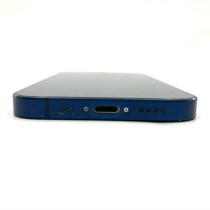 【全額返金保証】【最速発送】Apple iPhone iPhone 12 mini 128GB ブルー au 白ロム 動作確認済 77%