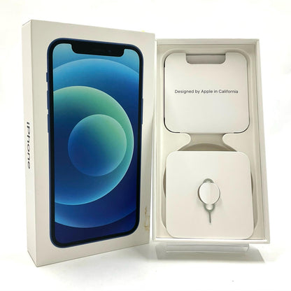 【全額返金保証】【最速発送】Apple iPhone iPhone 12 mini 128GB ブルー au 白ロム 動作確認済 77%