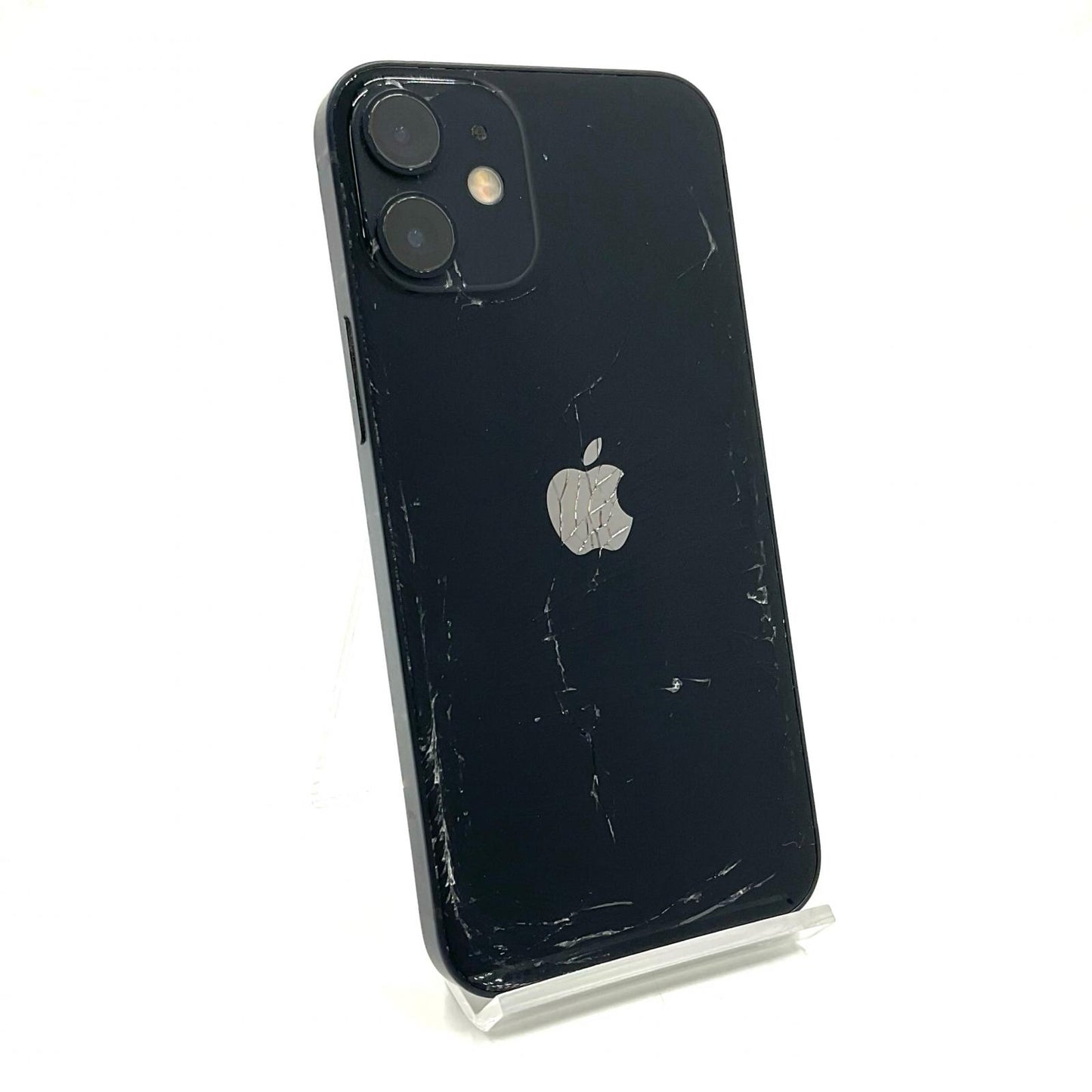 【最速発送】Apple iPhone iPhone 12 mini 128GB ブラック au 白ロム【難有】 76%