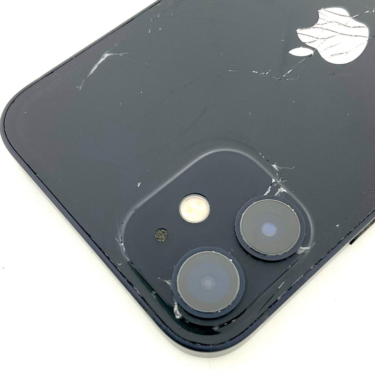 【最速発送】Apple iPhone iPhone 12 mini 128GB ブラック au 白ロム【難有】 76%