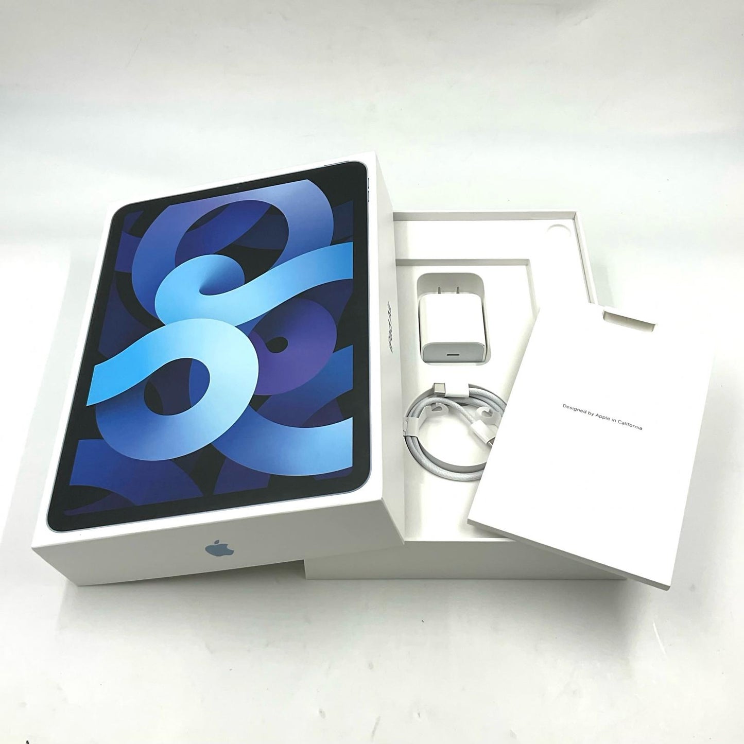 【全額返金保証】【最速発送】Apple iPad Air 10.9インチ 第4世代 256GB スカイブルー WiFi+Cellular Softbank 白ロム 美品 動作確認済