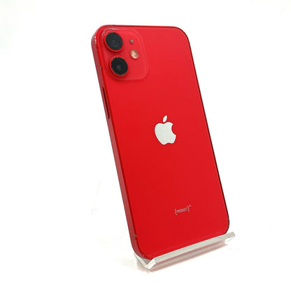 【全額返金保証】【最速発送】Apple iPhone iPhone 12 mini 128GB (PRODUCT)RED Softbank 白ロム 動作確認済 82%