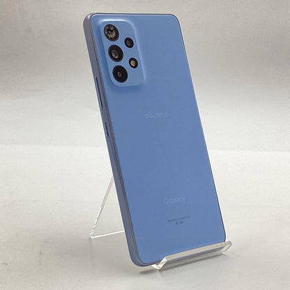【最速発送】SAMSUNG Galaxy A53 5G 128GB オーサムブルー docomo SC-53C 白ロム【難有】
