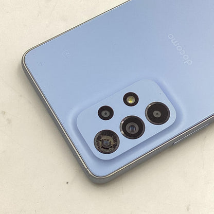 【最速発送】SAMSUNG Galaxy A53 5G 128GB オーサムブルー docomo SC-53C 白ロム【難有】