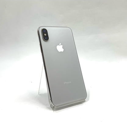 【全額返金保証】【最速発送】Apple iPhone iPhone X 256GB シルバー SIMフリー 白ロム 動作確認済 100%