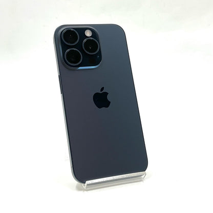 【全額返金保証】【最速発送】Apple iPhone iPhone 15 Pro 128GB ブルーチタニウム SIMフリー 白ロム 動作確認済 85%