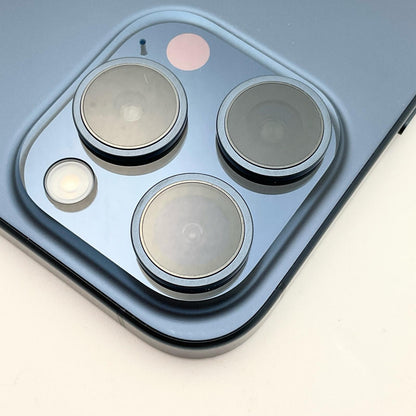 【全額返金保証】【最速発送】Apple iPhone iPhone 15 Pro 128GB ブルーチタニウム SIMフリー 白ロム 動作確認済 85%