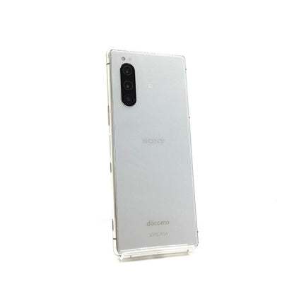 【全額返金保証】【最速発送】Sony Xperia 5 64GB グレー docomo SO-01M 白ロム 動作確認済