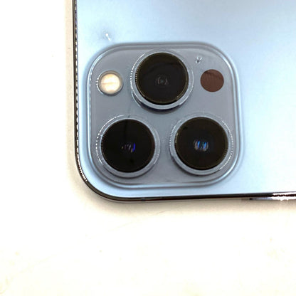 【全額返金保証】【最速発送】Apple iPhone iPhone 13 Pro Max 128GB シエラブルー Softbank 白ロム 動作確認済 86%