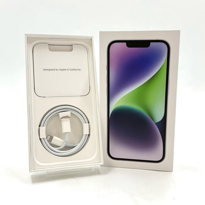 【全額返金保証】【最速発送】Apple iPhone iPhone 14 128GB パープル SIMフリー 白ロム 動作確認済 84%