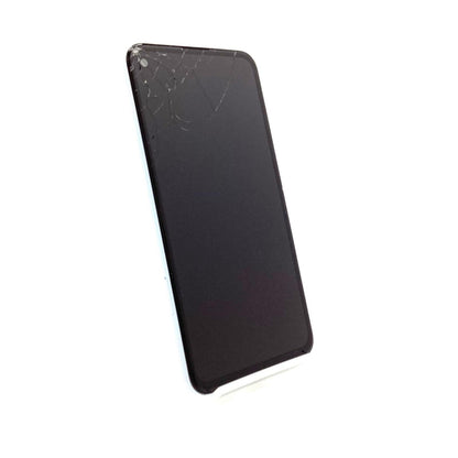 【最速発送】Google Pixel 4a 128GB Barely Blue Softbank GO25M 白ロム【難有】