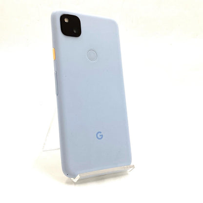 【全額返金保証】【最速発送】Google Pixel 4a 128GB Barely Blue Softbank GO25M 白ロム 動作確認済