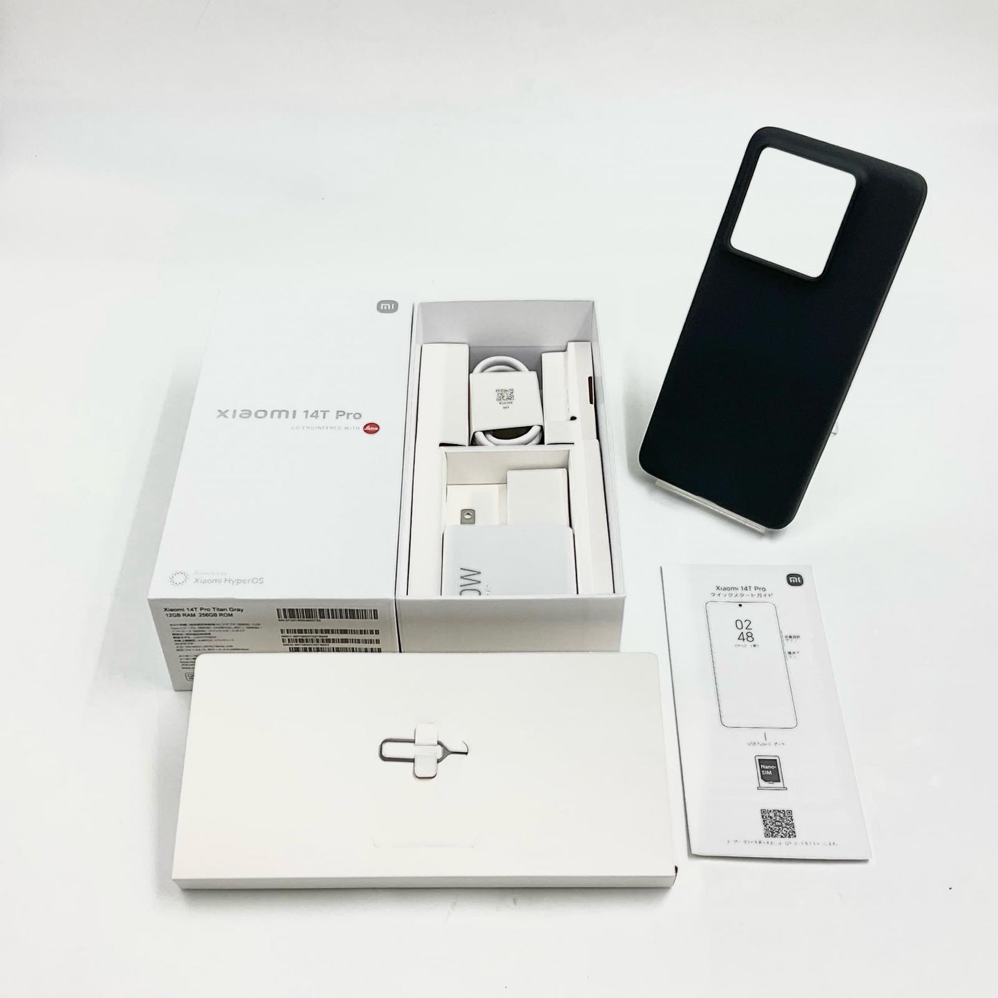 【全額返金保証】【最速発送】Xiaomi Xiaomi 14T Pro 256GB Titan Gray SIMフリー 2407FPN8ER 白ロム 美品 動作確認済