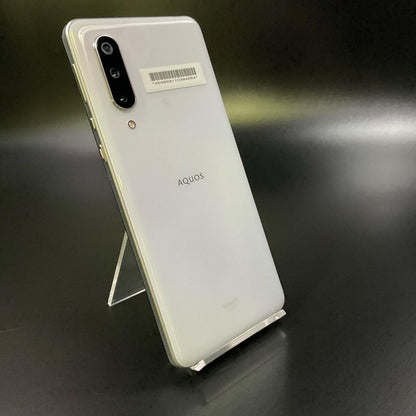 【全額返金保証】【最速発送】SHARP AQUOS zero5G basic DX 128GB ホワイト au SHG02 白ロム 美品 動作確認済