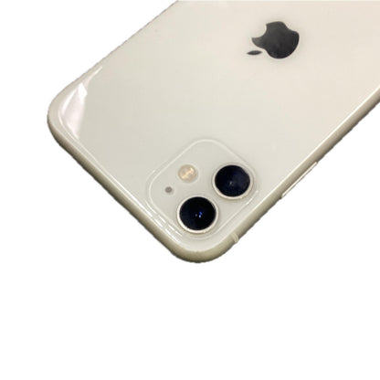 【全額返金保証】【最速発送】Apple iPhone iPhone 11 128GB ホワイト SIMフリー 白ロム 動作確認済 74%