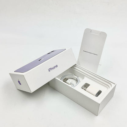 【全額返金保証】【最速発送】Apple iPhone iPhone 11 128GB パープル SIMフリー 白ロム 動作確認済 87%