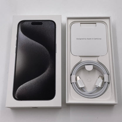 【全額返金保証】【最速発送】Apple iPhone iPhone 15 Pro 1TB ブラックチタニウム SIMフリー 白ロム 動作確認済 87%