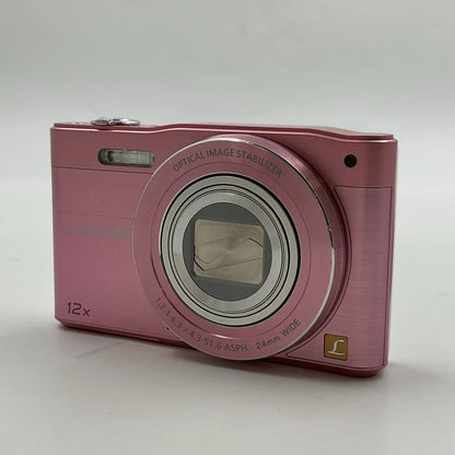 【全額返金保証】【最速発送】Panasonic コンパクトデジタルカメラ LUMIX DMC-SZ8-P [ピンク] 美品 動作確認済