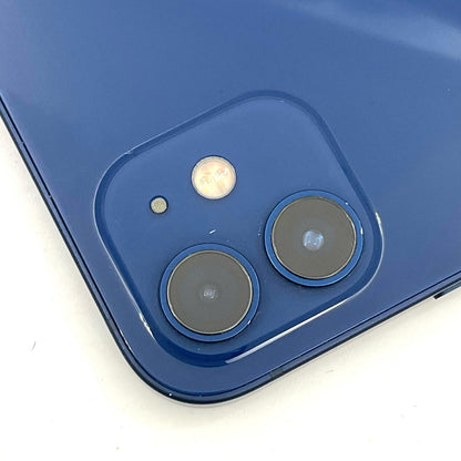 【全額返金保証】【最速発送】Apple iPhone iPhone 12 128GB ブルー au 白ロム 動作確認済 76%