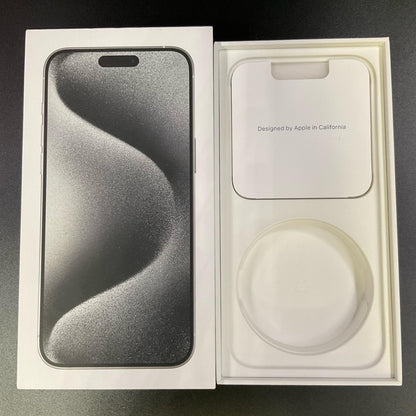 【全額返金保証】【最速発送】Apple iPhone iPhone 15 Pro Max 1TB ホワイトチタニウム SIMフリー 白ロム 美品 動作確認済 87%