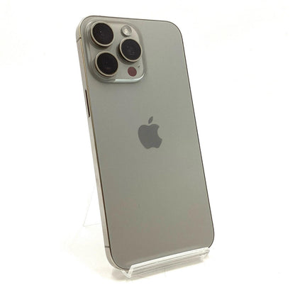 【全額返金保証】【最速発送】Apple iPhone iPhone 15 Pro Max 256GB ナチュラルチタニウム au 動作確認済 84%