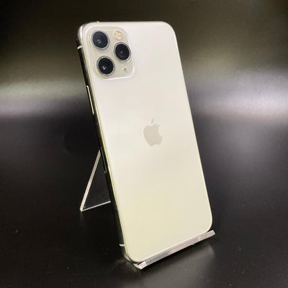 【全額返金保証】【最速発送】Apple iPhone iPhone 11 Pro 256GB シルバー 白ロム 動作確認済 74%