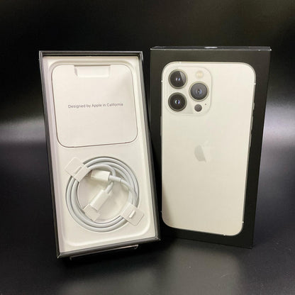 【全額返金保証】【最速発送】Apple iPhone iPhone 13 Pro 128GB シルバー au 動作確認済 81%