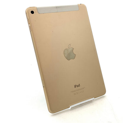 【全額返金保証】【最速発送】Apple iPad mini 7.9インチ 第4世代 128GB ゴールド WiFi+Cellular docomo 白ロム 動作確認済