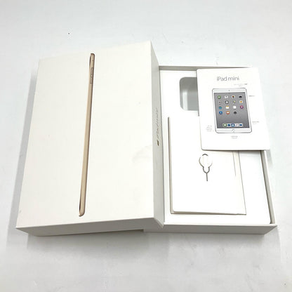【全額返金保証】【最速発送】Apple iPad mini 7.9インチ 第4世代 128GB ゴールド WiFi+Cellular docomo 白ロム 動作確認済