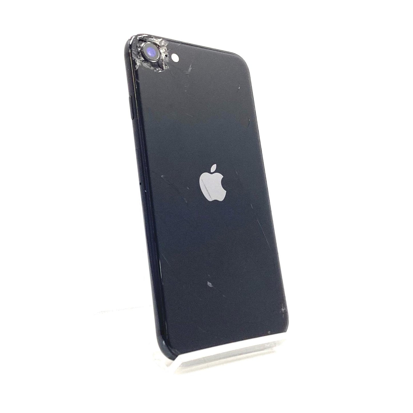 【最速発送】Apple iPhone iPhone SE（第2世代） 128GB ブラック au 白ロム【難有】 84%