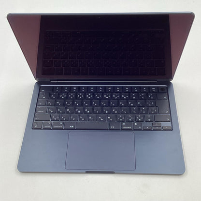 【全額返金保証】【最速発送】Apple MacBook Air 13インチ 2022 Apple M2 8GB M.2 SSD 512GB ミッドナイト 100% 美品 動作確認済